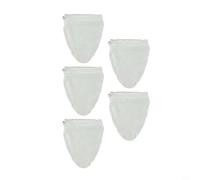 babominimer Juego de 5 bolsas coladoras de malla fina reutilizables de nailon para leche de nueces, té, cerveza, jugo, infusión fría, café, yogur, almendras, soja, avena, filtrado de leche, varios