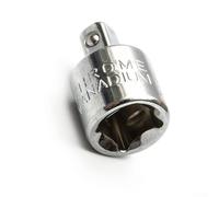 babominimer Juego de adaptadores de llave de vaso de acero, 1/4 pulgadas, 3/8 pulgadas, 1/2 pulgadas hembra a macho, para accesorios de herramientas manuales para cambiar tamaños de accionamiento de