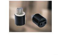 babominimer Juego de amortiguadores de par para tapa de asiento de inodoro, mecanismo de cierre suave reductor de ruido con diseño de mano izquierda y derecha, eje marcado de color para identificación