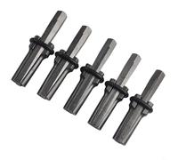 babominimer Juego de cuñas y cuñas de 18 mm, 5 piezas de acero de aleación de cromo vanadio para dividir piedra dura, roca, granito, mármol, hormigón, basalto, arenisca,