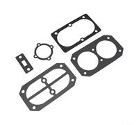 babominimer Juego de juntas y arandelas 5 en 1 de placa de válvula de cabeza de cilindro de compresor de aire, piezas de repuesto de plástico de larga duración compatibles con compresores de aire 2070