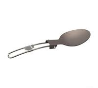 babominimer Juego de tenedor y cuchara plegable para exteriores, utensilios de senderismo compactos para camping, mochileros, viajes, picnic, cubiertos portátiles duraderos con cuchara