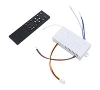 babominimer Kit de control remoto para ventilador de techo con luz LED, regulador de frecuencia variable de atenuación de 6 velocidades con monitor de batería (cabezal agitador)