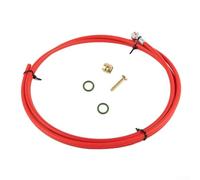 babominimer Kit de manguera de freno hidráulico de 2 m, 5 mm, línea de repuesto de goma con adaptador, sellos de goma, aguja de aceite y oliva, compatible con BH90 para M7000, (rojo)