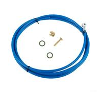 babominimer Kit de manguera de freno hidráulico de 2 m, 5 mm, línea de repuesto de goma con adaptador, sellos de goma, aguja de aceite y oliva, compatible con BH90 para M7000, (azul)