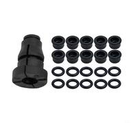 babominimer Kit de reparación de juntas de junta de tubo de aceite de cilindro de embrague de 21 piezas, juego de anillos de goma de repuesto directo compatible con Focus/C-Max/para Kuga,