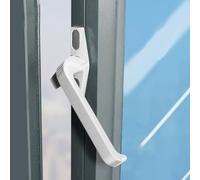 babominimer Kit de repuesto de 2 manijas de ventana diseñado para una integración perfecta con puertas correderas y ventanas (plateado)