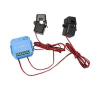 babominimer Medidor de energía para el hogar/2 canales con abrazadera real, voltaje de potencia, alarma de zumbador incorporada, rango de 0,2 A-80 A, compatible con ()