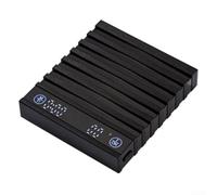 babominimer Mini báscula de café con temporizador Recargable Espresso Báscula de cocina portátil 0.3g-2000g Precisión Herramienta de pesaje digital alta para cerveza casera (negro)