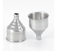 babominimer Mini embudo de acero inoxidable para botellas de vino, pequeña herramienta de embudo de cocina con 4 cm de diámetro superior y boquilla de 0,8 cm para una transferencia precisa de líquidos