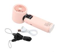 babominimer Miniventilador portátil de mano con 100 ajustes de velocidad turbo, dispositivo de refrigeración personal alimentado por USB con pantalla digital para acampar al aire libre, viajes