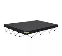babominimer Oxford impermeable con lona resistente al viento y remolque 420d reflectante para coche y correas elásticas para protección de carga, color negro