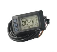 babominimer Panel de visualización LCD OMT para bicicletas eléctricas de 36 V/48 V y scooters con protocolo de comunicación UART, seguimiento de velocidad, nivel de batería