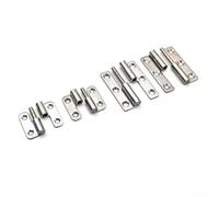 babominimer Paquete de 2 bisagras de puerta extraíbles de acero inoxidable 304 con junta deslizante, bisagras de tope de bandera, resistentes de 2 mm de grosor, diseño desmontable para puertas de casa