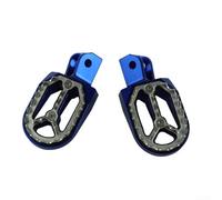 babominimer Paquete de 2 piquetas para ATV Motocicleta Dirt Bike CNC Mecanizado Aleación de Aluminio Antideslizante Ligero Reemplazo Varios Colores Fácil Instalación Off Road Pedal Upgrade(JT-011 Azul