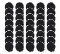 babominimer Paquete de 40 cajas de almacenamiento transparentes para cápsulas de monedas con juntas ajustables, cajas de 46 mm de diámetro para colección de monedas, se adapta a monedas de 16 mm a 46