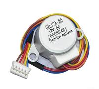babominimer Para aire acondicionado montado en la pared, hoja oscilante, guía de viento, motor paso a paso 12 V GAL12A-BD, construcción de metal duradero, longitud de cable de 22 cm, funcionamiento