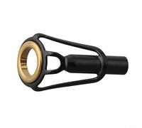 babominimer Para caña de pescar de cerámica de acero inoxidable, anillo guía superior para reparación y construcción con marco resistente al desgaste (4 mm)