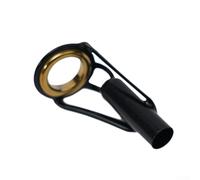 babominimer Para caña de pescar de cerámica de acero inoxidable, anillo guía superior para reparación y construcción con marco resistente al desgaste (4,5 mm)