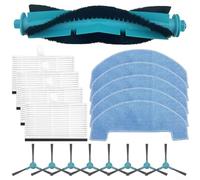 babominimer Para el kit de reemplazo de la barredora de vacío D10, incluyendo cepillo principal, cepillo lateral, paño de microfibra para fregona, kit de mantenimiento del elemento filtrante (B)