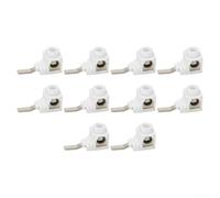 babominimer Para terminal de 25 mm² para conector de caja de distribución de disyuntor de barra colectora, conector de cable eléctrico de corriente nominal de 63 A, paquete de 10, color blanco