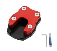 babominimer Placa de pie de motocicleta para pedal de aleación de aluminio CNC, almohadilla de extensión lateral para PCX 160 150 125 2010-Now, soporte de base ampliado a (rojo)