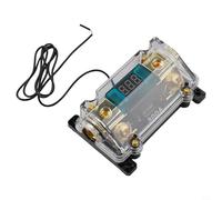 babominimer Portafusibles en línea con pantalla digital LED de audio para coche, 300 amperios para cable de calibre 0/2/4 AWG con accesorios de montaje y fusible incluidos