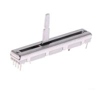 babominimer Potenciómetro de deslizamiento recto Push Fader de 60 mm para mezcladores Pioneer DJM-350/400/600/700/800/2000 - Reemplazo de atenuador de audio estéreo vertical de metal, 2,36 x