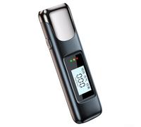 babominimer Probador de alcohol portátil sin aliento con pantalla digital LED, batería recargable, 300 pruebas por carga, para seguridad automotriz y personal