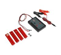 babominimer Probador y limpiador de inyectores de combustible con 4 adaptadores de tamaño, doble canal para probar dos inyectores simultáneamente, 8 modos de pulso para diagnósticos precisos