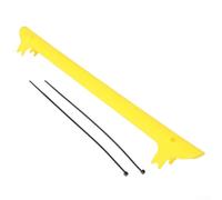 babominimer Protector de cadena de plástico con correas de bloqueo, resistente a los arañazos, marco de horquilla trasera compatible con bicicletas de montaña, carretera y plegables, color amarillo