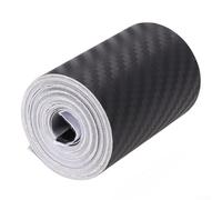 babominimer Protector de fibra de carbono para umbral de puerta de coche, impermeable, antiarañazos, cinta adhesiva de fibra de carbono resistente al desgaste para instalación en vehículo (5 cm)