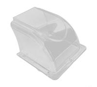 babominimer Protector de lluvia para timbre resistente a la intemperie, protector de carcasa de plástico transparente para timbres de puerta, sistemas de control de acceso, dispositivos de huellas