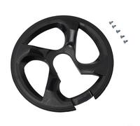 babominimer Protector de plato de 48T de 12 cm, protector de cubierta de rueda de cadena, paso de 4 pernos para piezas de ciclismo y mantenimiento, escudo para protección de manivela (G4XD-48)