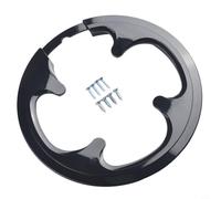 babominimer Protector de plato de plástico 42/44T para bielas de carretera con 8 agujeros, cubierta protectora de piñón para protección de cadena y bielas, compatible