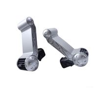 babominimer Rejilla de salida de aire acondicionado para salpicadero para FJ para Cruiser 2007-2014,Reemplazo de montaje de ventilación de CA lateral ABS, acabado negro mate plateado, OE AJ-TYFK-071