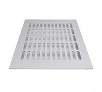 babominimer Rejilla de ventilación rectangular, 200 x 250 mm, diseño de rejilla de aleación de aluminio, adecuada para armarios y zapateros, decoración del hogar (blanco, 200 x 300 mm)