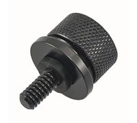 babominimer Rosca de 1/420 de 6 mm de aluminio negro para perno de asiento con perilla para Dyna para Softail para Wide Glide para Road King para Fat Bob 19962017 con compatible