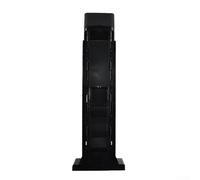 babominimer Soporte ajustable para caña de pescar con base de inserción vertical para MEIHO Box 5000/7000/9000/7080/2055/2070/7055/7070, construcción de plástico duradero, 282 mm (negro)