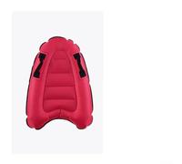 babominimer Tabla de surf inflable para niños para aprender a nadar con asas, 72 x 52 x 15 cm, tabla de bodyboard de PVC Oxford para piscina y playa, en azul o rojo (rojo)
