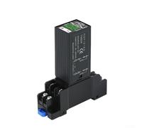 babominimer Temporizador de pantalla digital de 220 V para relé con control de doble ciclo y base, carcasa resistente al fuego de PC, indicadores LED de alta precisión, bases de pin de cobre