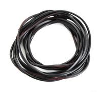 babominimer Tira de sellado de goma negra en forma de U de 5 m para protección contra arañazos, astillas y rasguños, compatible con puertas delanteras, izquierdas, derechas, traseras y maletero