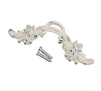 babominimer Tirador de puerta de armario de aleación de zinc para muebles y puertas interiores, palanca de estilo antiguo con elegante diseño vintage, acabado resistente a la corrosión, incluye