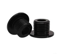 babominimer Tornillo de perno de eje de rueda delantera CNC AL6061 para Sur-Ron para Light Bee X/S para Ultra Bee, hardware de abrazadera de árbol triple superior negro, E-For Bike (negro)