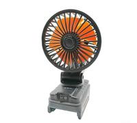 babominimer Ventilador de taller inalámbrico de 18 V con puertos USB integrados, para refrigeración en el lugar de trabajo y carga de dispositivos móviles (para 2106)