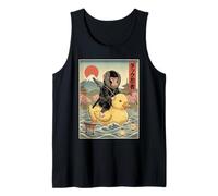 Baboon Ninja Japón Vintage Japonés Ukiyo-e Arte Camiseta sin Mangas