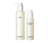 BABOR CLEANSING HY-ÖL & Phyto Hy-Öl Booster Calming Set - Dúo limpiador, para piel sensible, limpieza profunda de poros, con aceite y extracto de hierbas, Phytoactive, 2 piezas