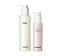 BABOR CLEANSING Set HY-ÖL y Phyto Balancing, dúo limpiador, para piel mixta, limpieza profunda de poros, con aceite y extracto de hierbas, 2 piezas