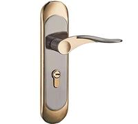 BABOS Manija de puerta de interior con cerradura de seguridad, juego de llaves de aluminio