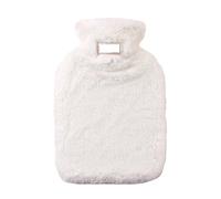 BABULE Bolsa de Agua Caliente, Bolsa de Agua Caliente de Invierno Caliente Bolsa de Goma Natural Pura Cómoda Camisa Gris Cuello Cintura Cama Caliente/G